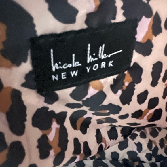 Nicole Miller New York Tote Bag Zebra Pattern Large Shoulder tote bag Gorgeous! - Picture 9 of 9